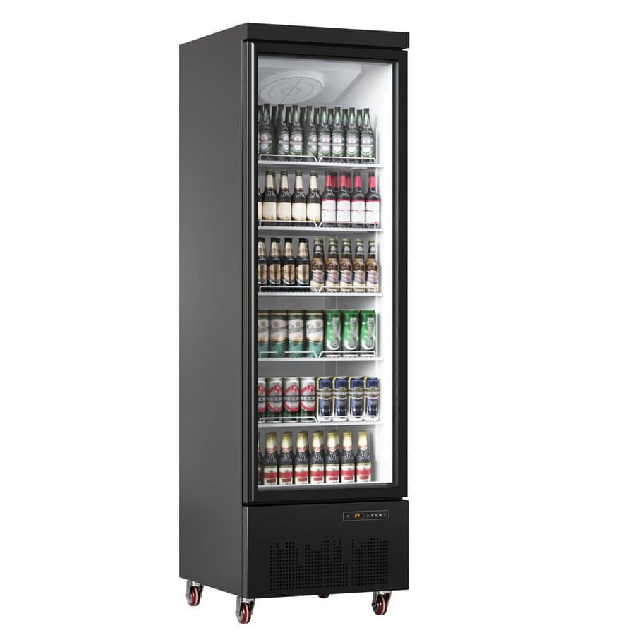 17.7 Cu. Ft. Commercial Glass Door Merchandiser Refrigerator with 5 Adjustable Shelves, Large Capacity Beverage Cooler