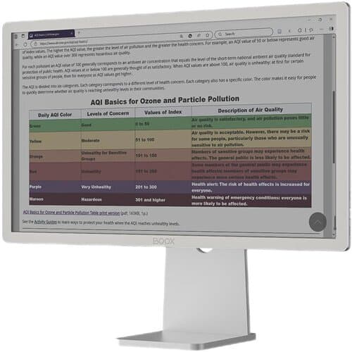 BOOX Mira Pro 25.3" Color E-Ink