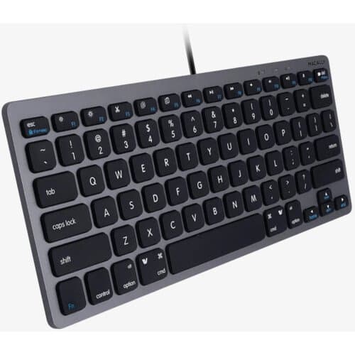 Macally USB-C Compact Wired Keyboard