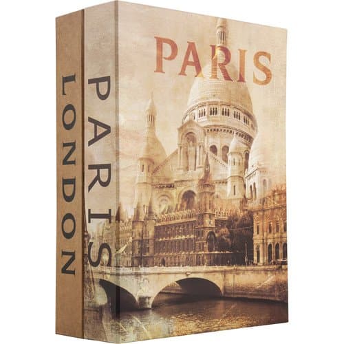 Barska Paris and London Dual Book Lock Box with Key Lock