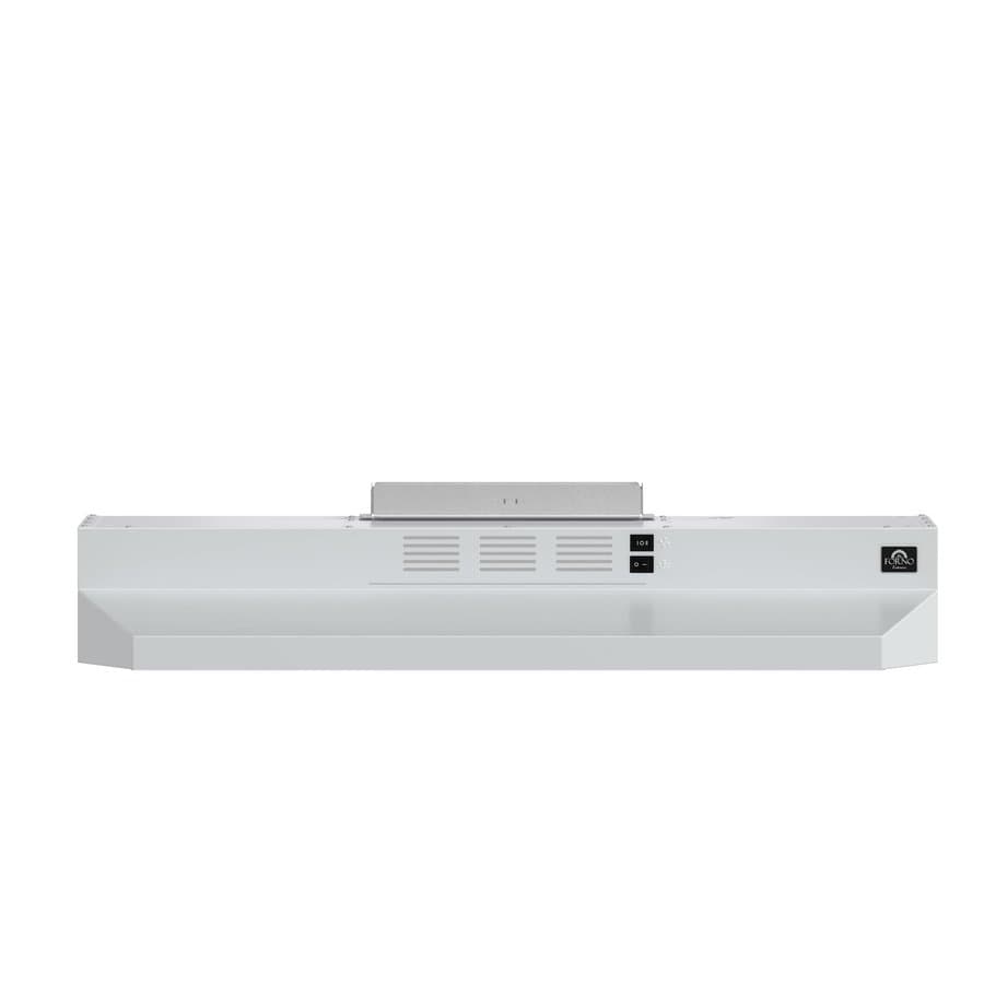FORNO 30 inch Convertible 200-CFM White Under Cabinet Range Hood
