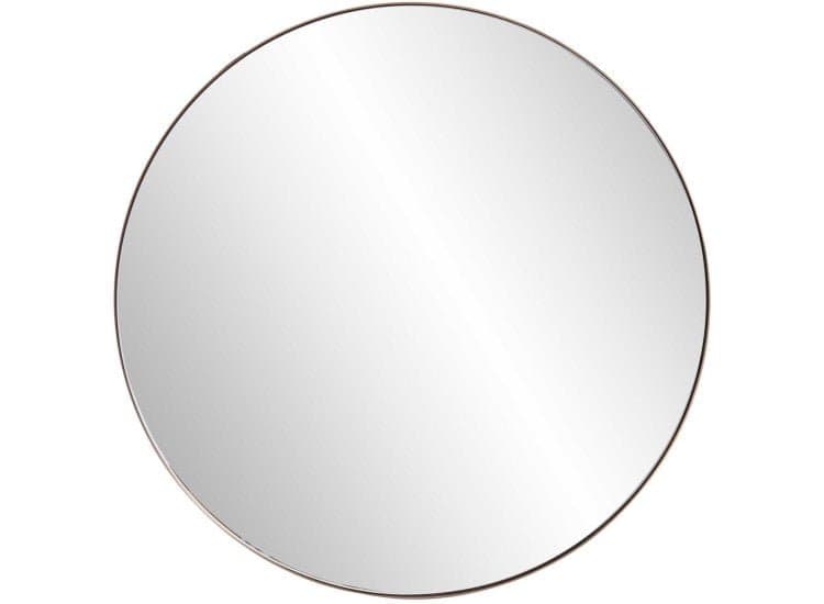 Howard Elliott Van Buren Round Mirror, Brushed Brass Finish