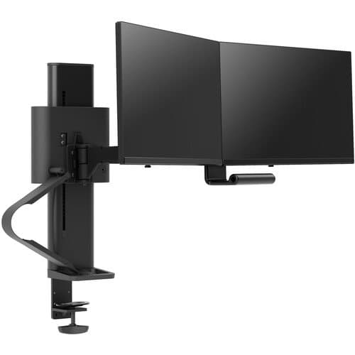 Ergotron TRACE Dual Monitor Desktop Mount for Displays up to 27" (Matte Black)