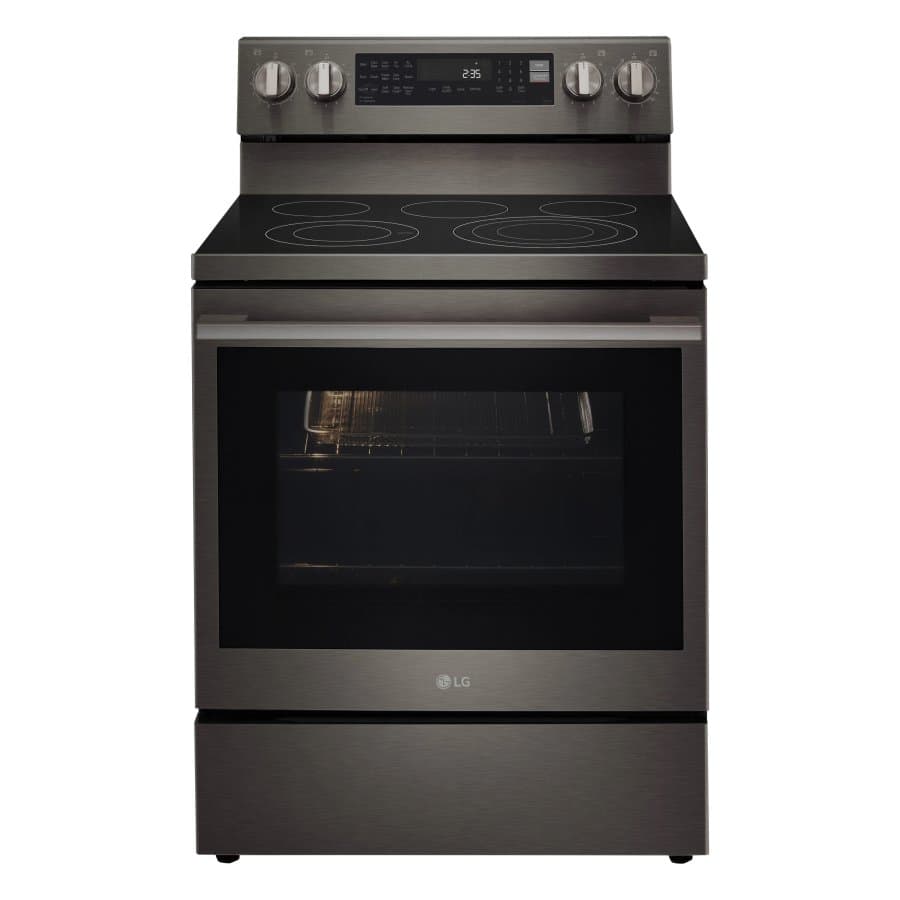 LG 30" Electric Range Black Stainless Steel