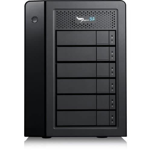 Promise Technology Pegasus32 R6 108TB 6-Bay Thunderbolt 3 RAID Array (6 x 18TB)