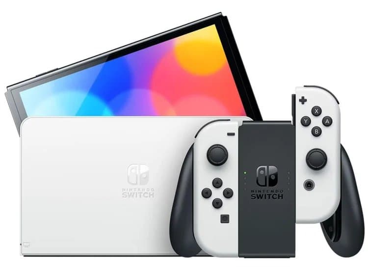Nintendo Switch OLED Gaming Console, White