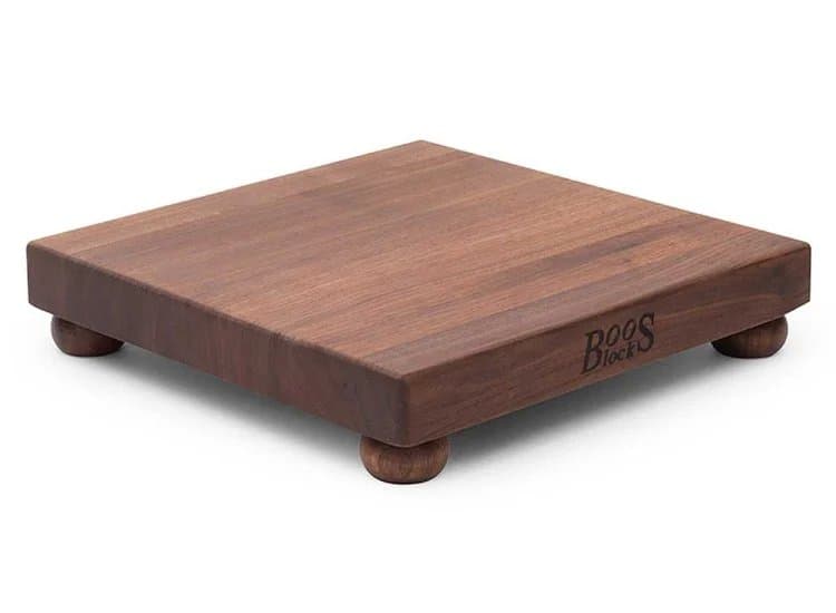 John Boos & Co. Square Cutting Board 12-Inch x 12-Inch, American Black Walnut