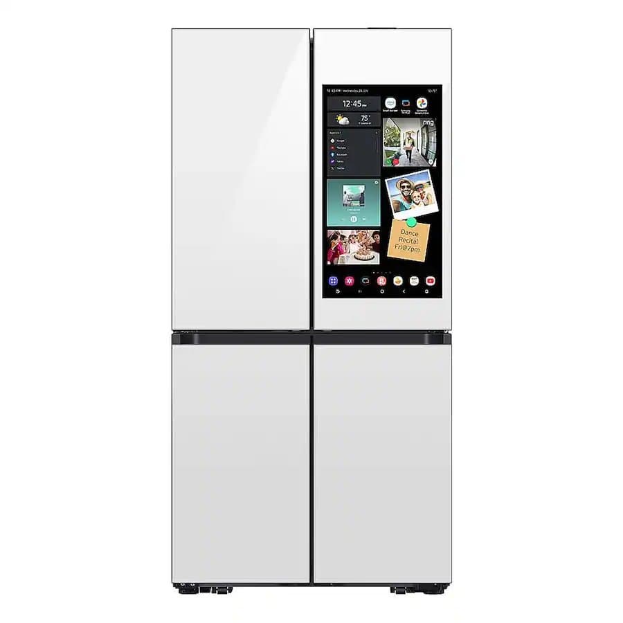 Bespoke 23 Cu. Ft. 4-Door Flex French Door Counter Depth Refrigerator with AI Family Hub+