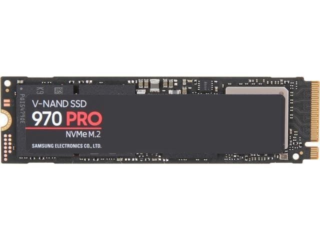 SAMSUNG 970 PRO M.2 2280 1TB PCIe Gen 3.0 x4, NVMe 1.3 V-NAND 2-bit MLC Internal Solid State Drive (SSD) MZ-V7P1T0E