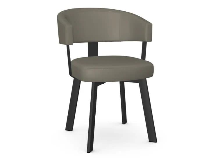 Amisco Grissom Plus Stratus/Black Coral Dining Chair