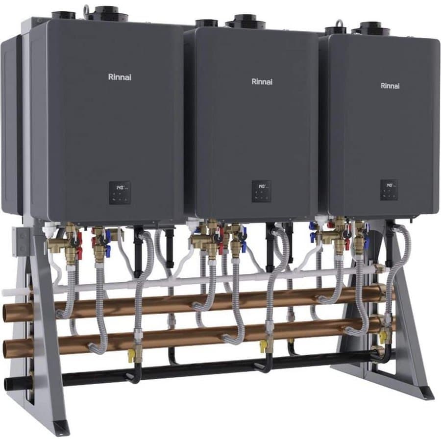 Rinnai TRS Interior Free Standing 6-Unit Tankless Water Heater System