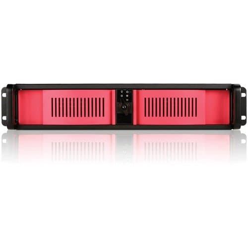 iStarUSA D Storm D-200-RED 2U Compact Stylish Rackmount Chassis with Red Door