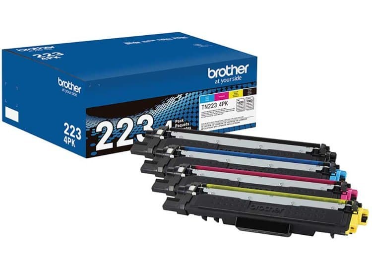 Brother 223 4-Pack (C/M/Y/BK) Standard-Yield Toner