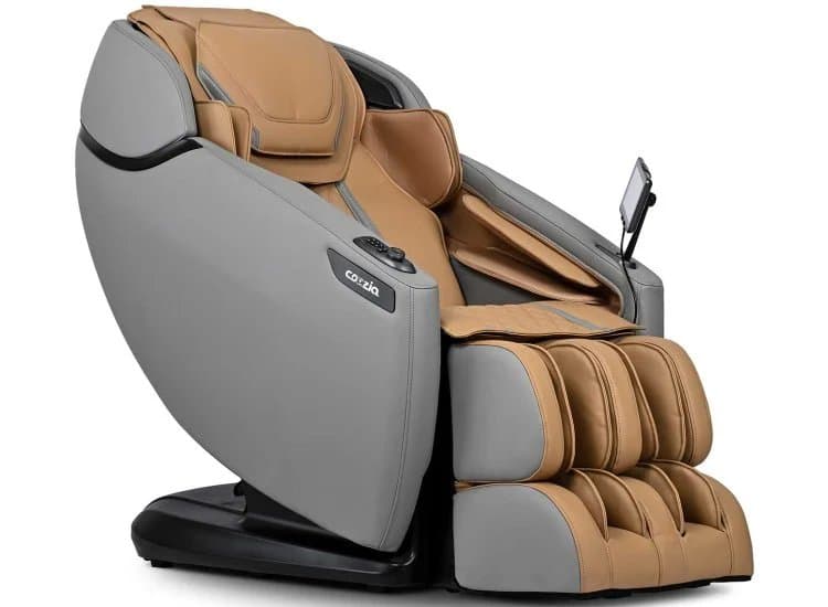Cozzia Zen XE Massage Chair, Cappuccino and Grey