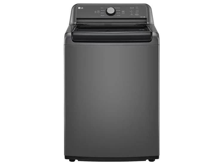 LG Top Load Washer 4.1 Cu. Ft. With Agitator And SlamProof Glass Lid, Grey