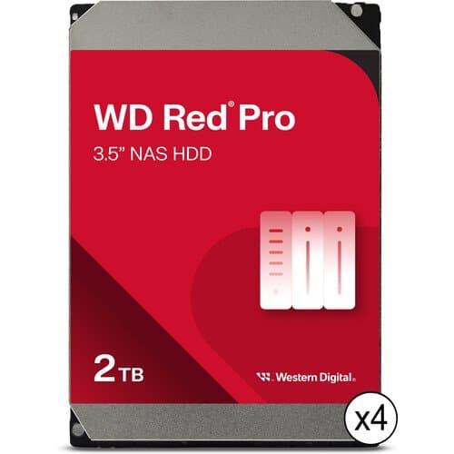 WD 2TB Red Pro 7200 rpm SATA III 3.5" Internal NAS HDD
