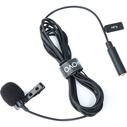 Movo Photo iLav-L Omnidirectional Lavalier Microphone with 3.5mm to Lightning Adapter