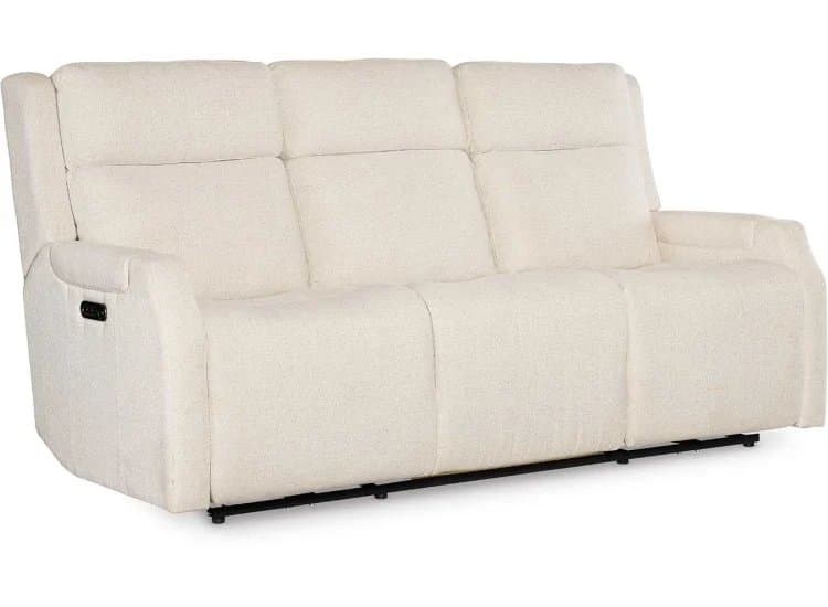 Hooker Furniture Living Room Nelson Zero Gravity Power Sofa with Power Headrest and Lumbar, Wayfarer Frost Fabric