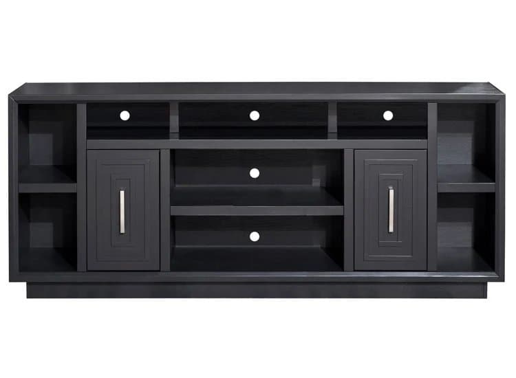 Legends Furniture Sunset 83" Seal Skin Black Console