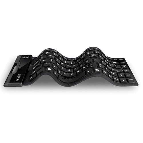 Adesso 87-Keys Antimicrobial Waterproof Flexible Keyboard
