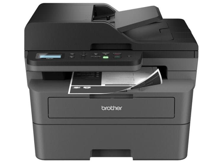 Brother Laser Printer All-in-One Monochrome Wireless Compact, Black