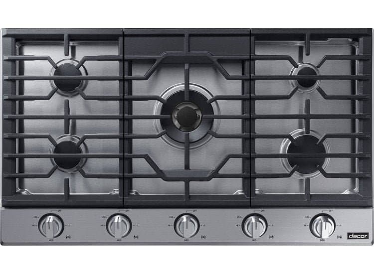 Dacor 36" Gas Cooktop Stainless Steel