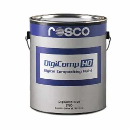 Rosco DigiComp HD Digital Compositing Paint, Ultra-Flat, 1 Gallons, Blue