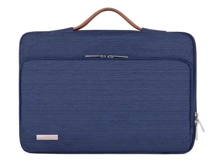 Abt 13" Water-Resistant Laptop Sleeve Case With Handle Blue