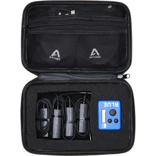 Apogee Electronics ClipMic digital 2 Lavalier Microphone Kit with 4 x Mics and Atomos UltraSync Bluetooth Timecode Sync