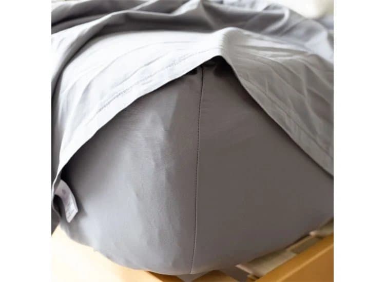 DreamFit DreamCool Pima Cotton Twin Sheet Set, Gray