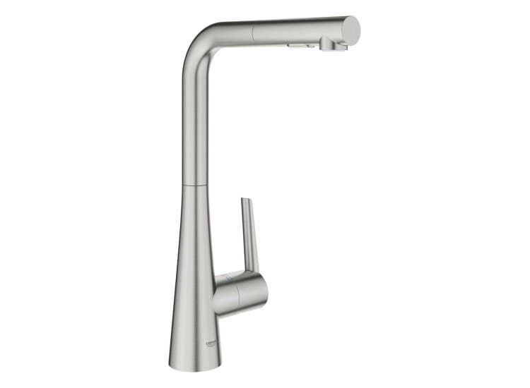 GROHE Zedra SuperSteel Infinity Pull-Down Kitchen Faucet
