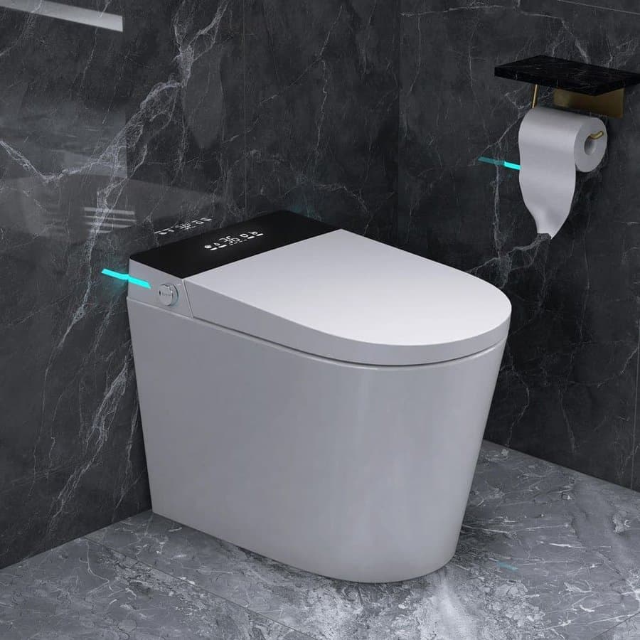 Yingze Round Bidet Toilet 1.28 GPF 12-inch Rough-In