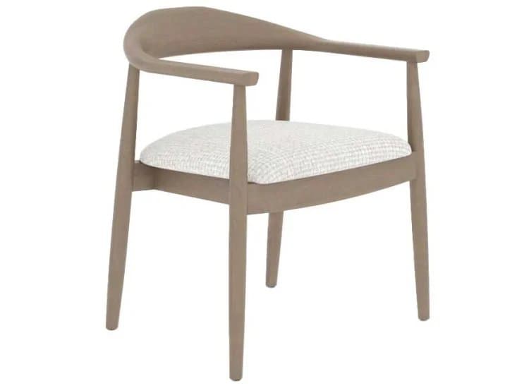 Canadel Downtown Dining Chair 5191 in Weathered Grey Washed | FE Crypton Fabric