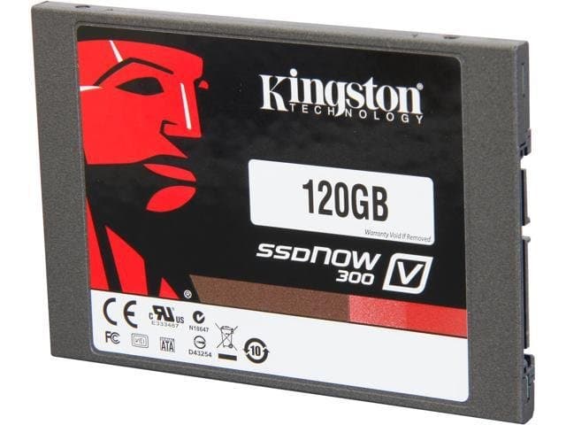 Kingston SSDNow V300 Series 2.5" 120GB SATA III Internal Solid State Drive (SSD) SV300S3D7/120G