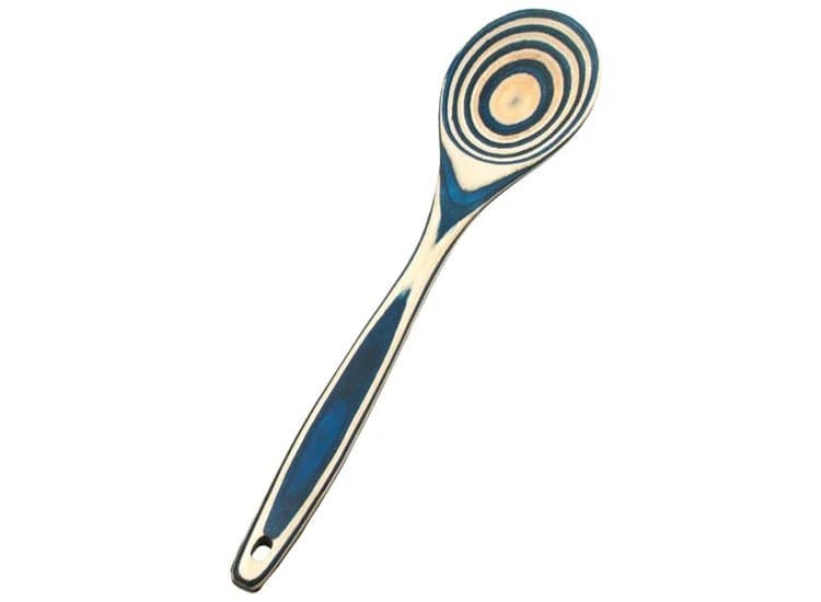 Island Bamboo Blue Pakka Wood Spoon