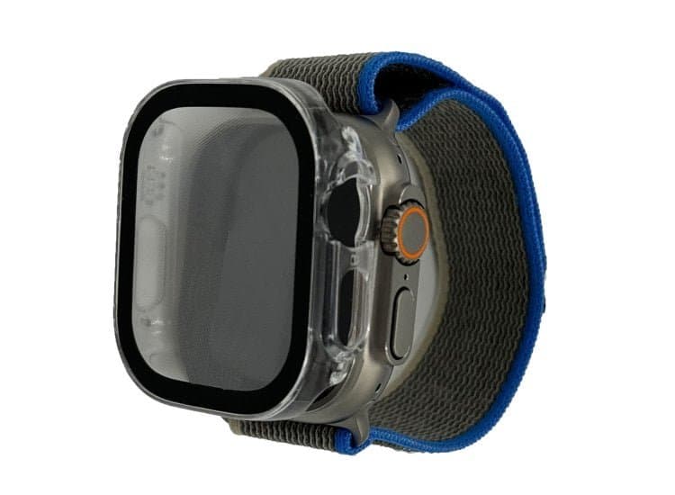 Abt Apple Watch Screen Protector and Bumper 49mm (Ultra Watch 1 & 2), Clear