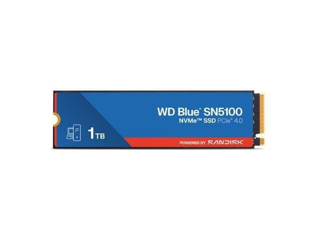 WD 1TB Blue SN5100 NVMe PCIe 4.0 Internal SSD