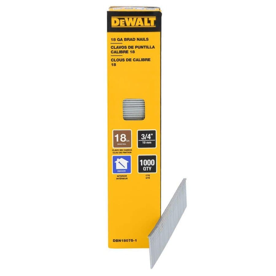 3/4 in. x 18-Gauge Glue Collated Straight Brad Nails (1000-Pack)