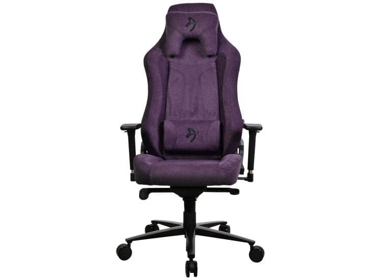 Arozzi Vernazza Series Standard Soft Fabric Gaming Chair, Purple