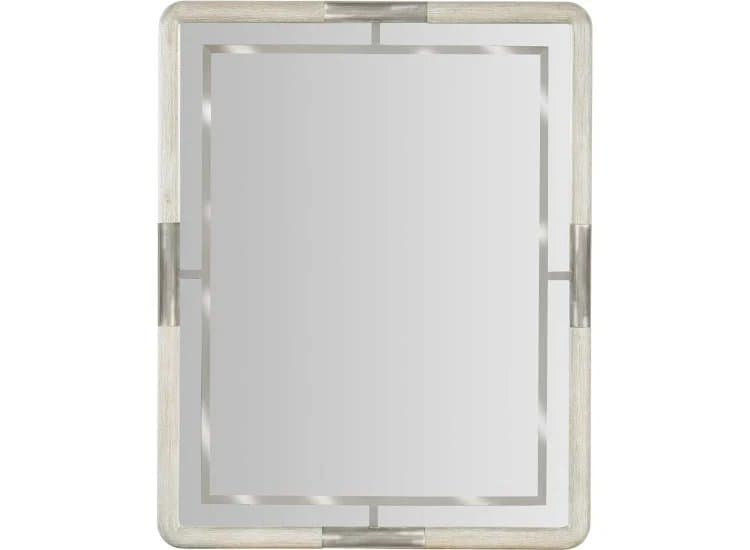 Hooker Furniture Modern Mood Landscape Mirror, Light Wood