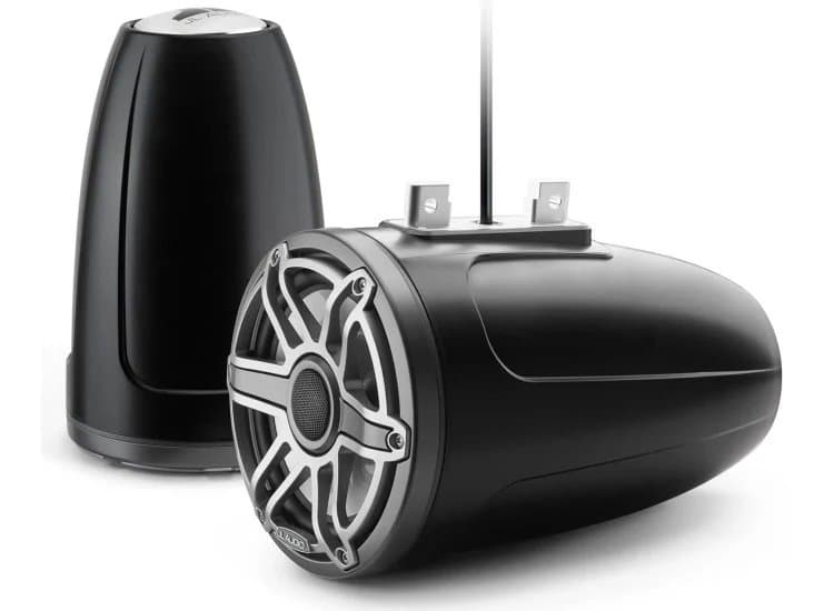 JL Audio M6 Series 7.7" Satin Black Enclosed Tower Coaxial System (Pair)