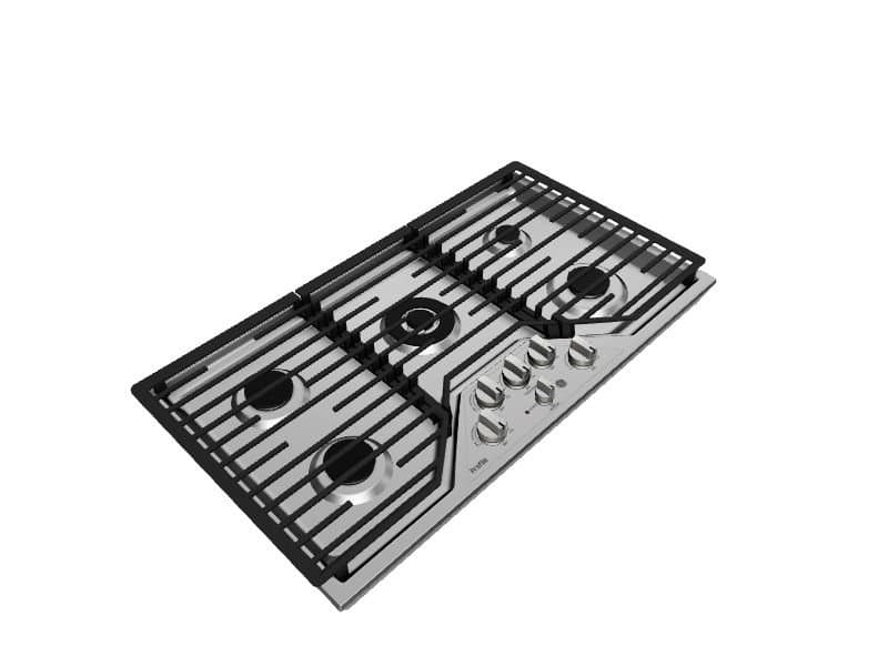 GE Profile 36-in 5 burners Stainless steel Gas Cooktop