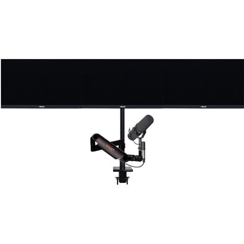 O.C. White ProBoom Ultima Gen 2 LD Triple-Monitor and Mic Boom Package for 5 to 15 lb
