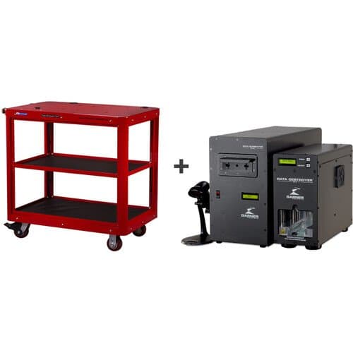Garner Degauss Destroy Package with TS-1XT, PD-5, Scan-1X, Data Eliminator Cart