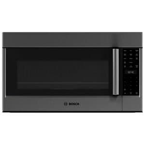Bosch 800 Series Over-The-Range Microwave 30 Inch in Black Stainless Steel