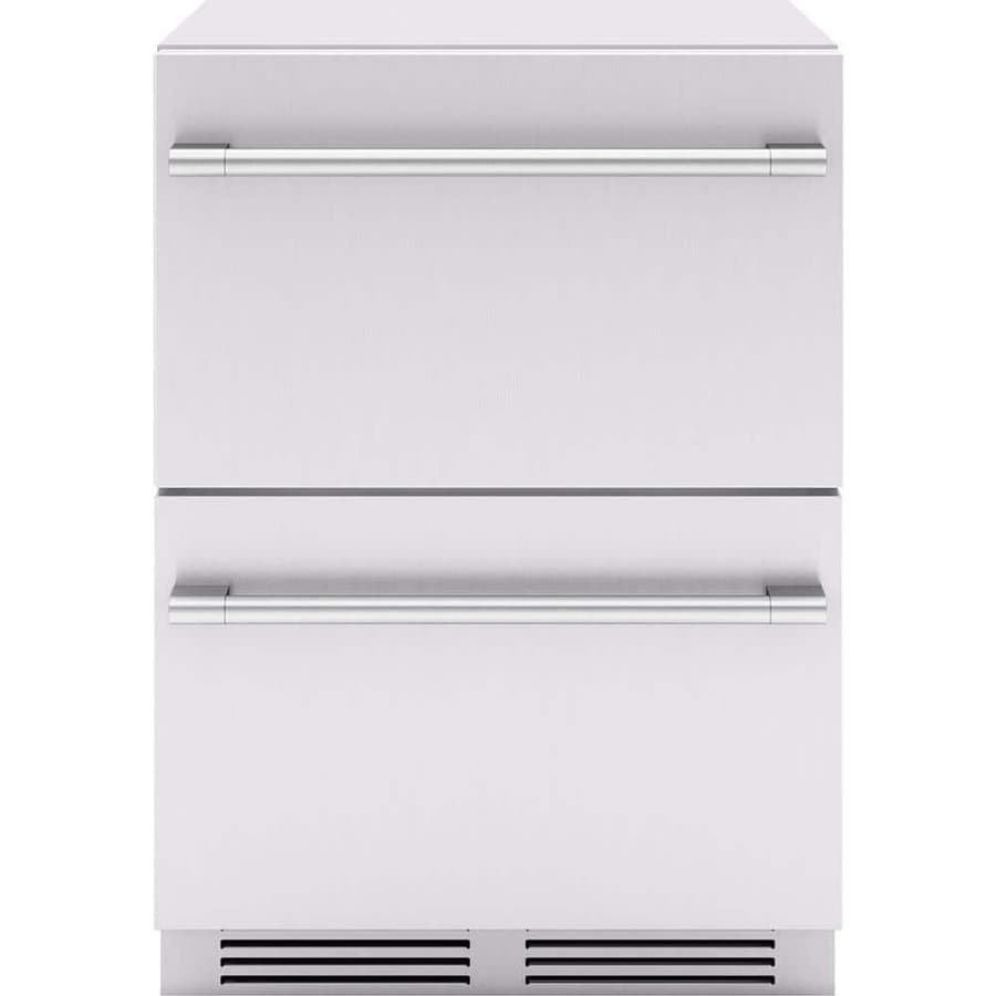 Zephyr Presrv 24 in. 5.1 cu. Ft. Dual Zone Outdoor Refrigerator Drawers in Stainless Steel