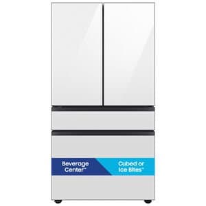 Samsung Bespoke 36 in. 22.8 cu. ft. Smart Counter Depth 4-Door French Door Refrigerator with Internal Water Dispenser-White Glass