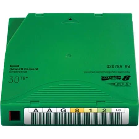 Hewlett Packard Enterprises 30TB LTO-8 Ultrium RW Data Cartridge