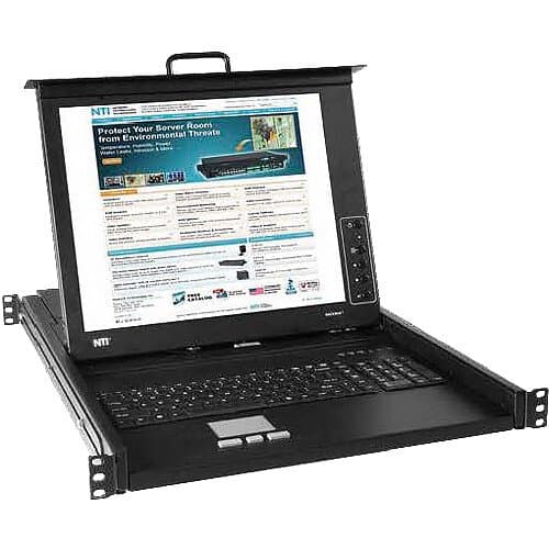 Network Technologies RACKMUX Rackmount KVM LCD Drawer 8-VGA KVM Switch