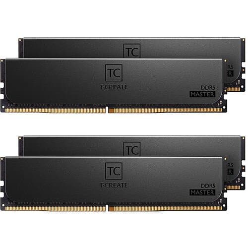 TEAMGROUP 64GB T-Create Master DDR5 6800 MHz ECC RDIMM Memory Kit (4 x 16GB)